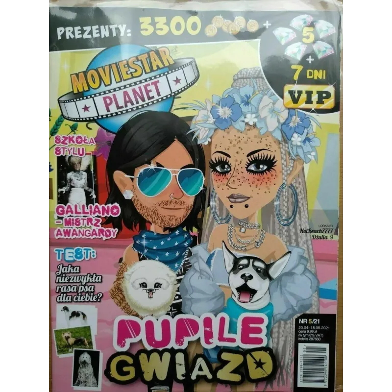MOVIESTAR PLANET PUPILE GWIAZD 5/2021