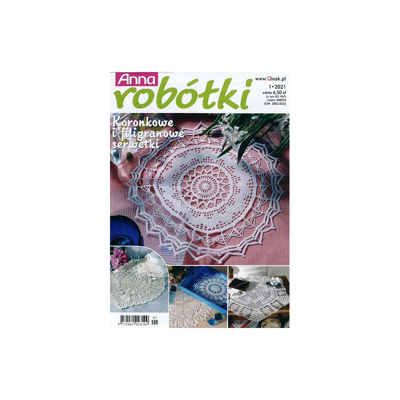ANNA ROBÓTKI KORONKOWE I FILIGRANOWE SERWETKI 1/2021