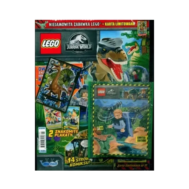 LEGO JURASSIC WORLD GAZETKA + FIGURKA 3/2023