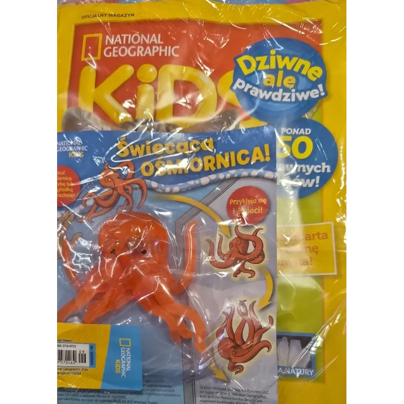 NATIONAL GEOGRAPHIC KIDS DZIWNE ALE PRAWDZIWE GAZETKA + PREZENT1/2024