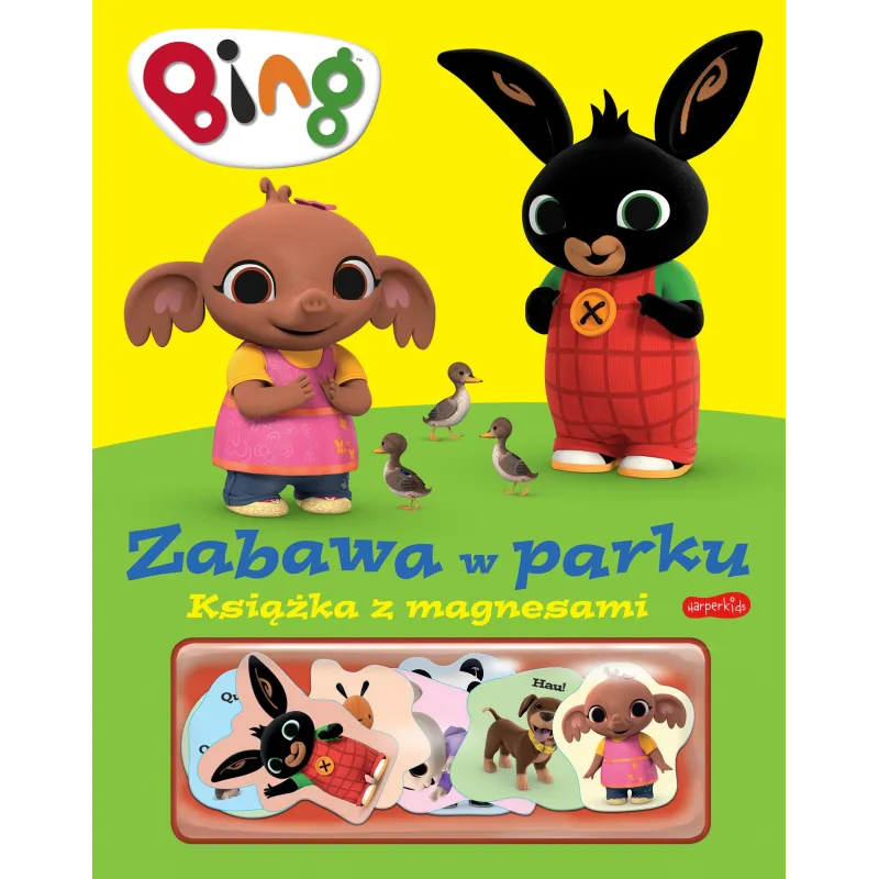 BING. ZABAWA W PARKU. KSIĄŻKA Z MAGNESAMI