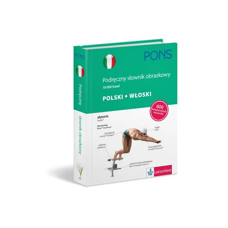PODRĘCZNY SŁOWNIK OBRAZKOWY POLSKI - WŁOSKI 10 000 HASEŁ - LektorKlett