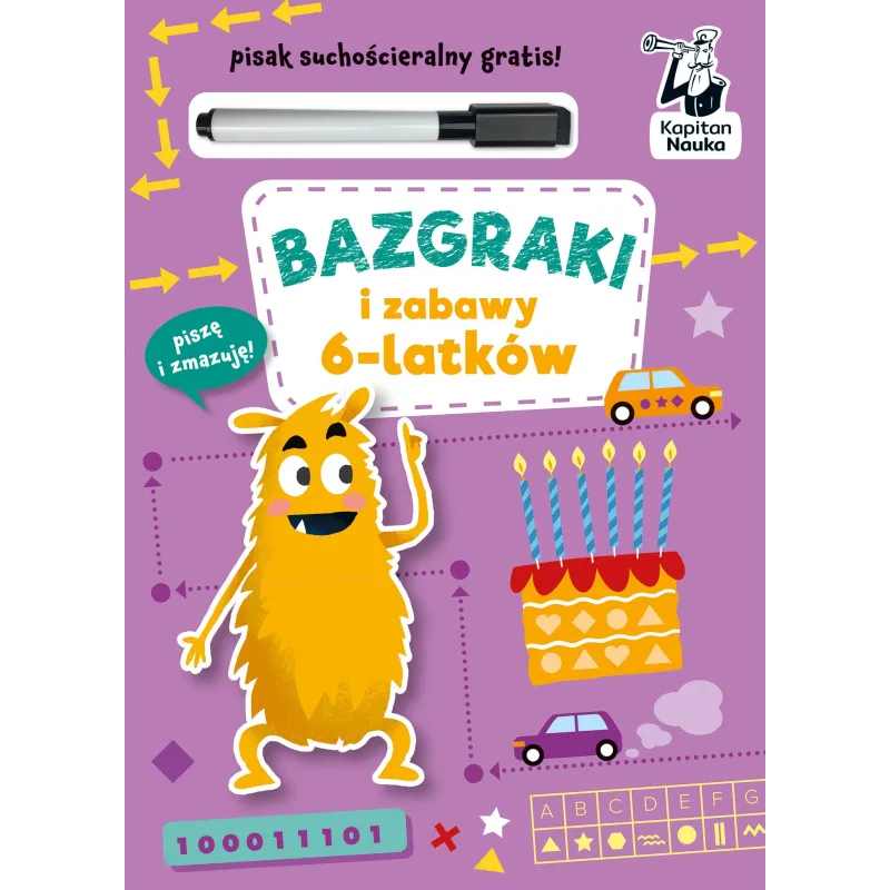 Bazgraki i zabawy 6latków. Kapitan Nauka. Bazgraki Katarzyna Szumska
