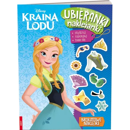 DISNEY KRAINA LODU UBIERANKI NAKLEJANKI - Ameet