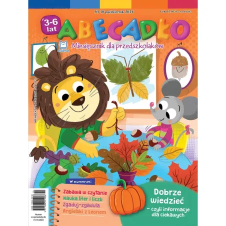 Abecadło Miesięcznik Dla Przedszkolaków 10/2024