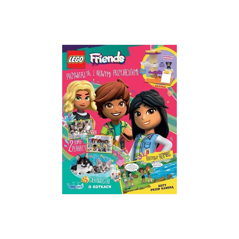 LEGO FRIENDS PRZYWITAJ SIĘ Z NOWYMI PRZYJACIÓŁMI + PREZENT GAZETKA 1/2023