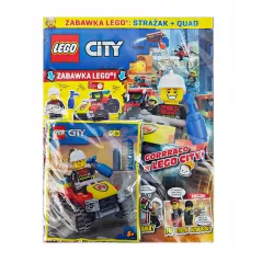 LEGO CITY ZABAWKA LEGO STRAŻAK + QUAD GAZETKA 6/2022