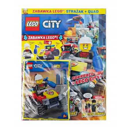 Lego City Zabawka Lego Strażak + Quad Gazetka 6/2022