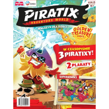 PIRATIX MAGAZYN DLA DZIECI + 2 DODATKI NR1