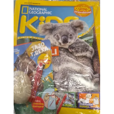 National Geographic Kids Ratunek Dla Koali + Jajo T.rexa Gazetka 3/2021