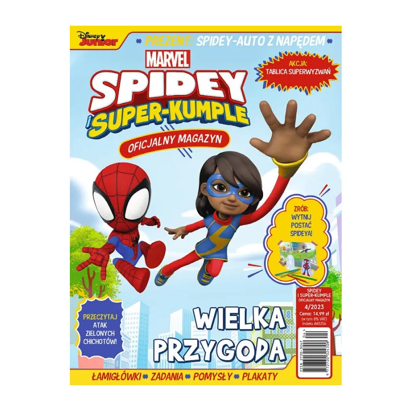 MARVEL SPIDEY SUPER-KUMPLE GAZETKA + DODATEK 4/2023