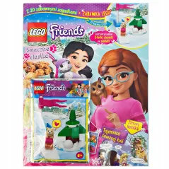 LEGO FRIENDS GAZETKA NR 01/2021 + CHOMIK NA SANKACH 6+