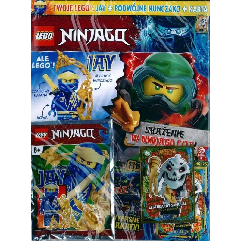 LEGO NINJAGO + JAY + NUNCZAKO GAZETKA 6/2022
