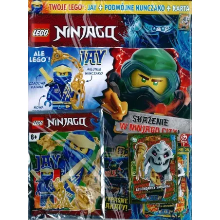 LEGO NINJAGO + JAY + NUNCZAKO GAZETKA 6/2022