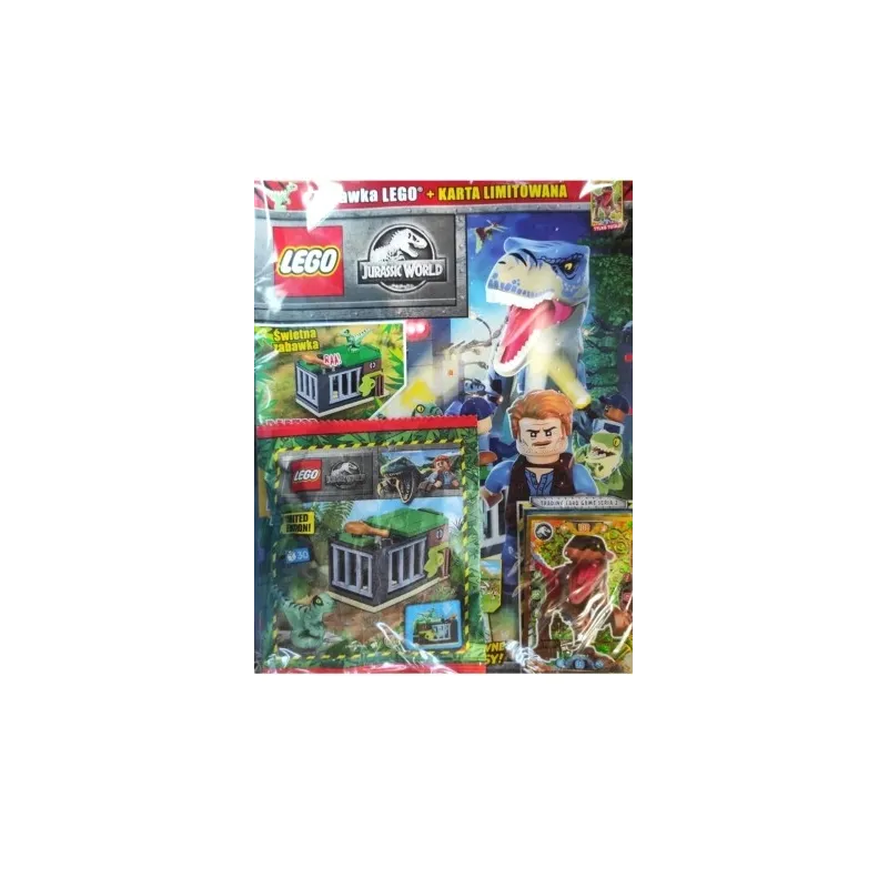 LEGO JURASSIC WORLD GAZETKA + FIGURKA 5/2023