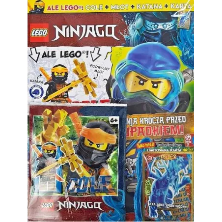LEGO NINJAGO COLE + MŁOT + KATANA + KARTA GAZETKA 7/2022