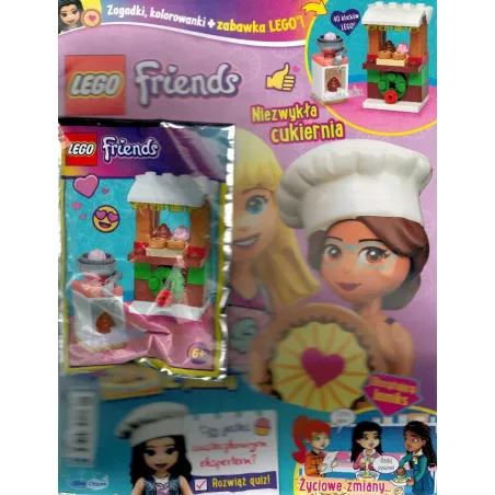 LEGO FRIENDS + PREZENT: NIEZWYKŁA CUKIERNIA  GAZETKA 6/2023 II GATUNEK