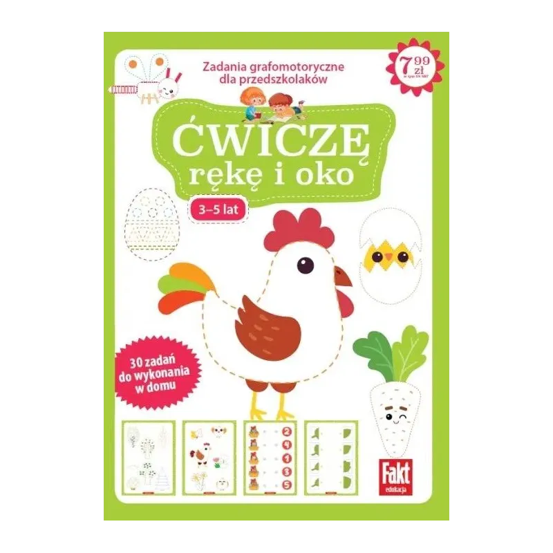ĆWICZĘ RĘKĘ I OKO. ĆWICZENIA GRAFOMOTORYCZNE DLA PRZEDSZKOLAKÓW 3-5 LAT - Ringier Axel Springer