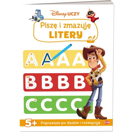 Disney Uczy. Piszę I Zmazuję Litery 5+ Disney Uczy. Piszę I Zmazuję Litery 5+