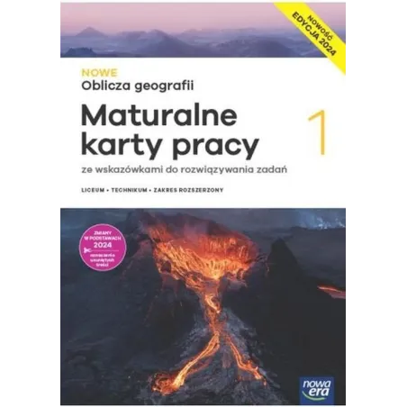 Nowe Oblicza Geografii 1 Maturalne Karty Pracy Ze Wskazówkami Do Rozwiązywania Zadań Zakres Rozszerzony