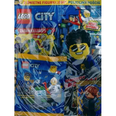 Lego City + 2 Świetne Figurki Lego Policyjny Pościg Gazetka 4/2023