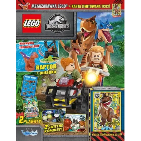 LEGO JURASSIC WORLD GAZETKA + FIGURKA 1/2023