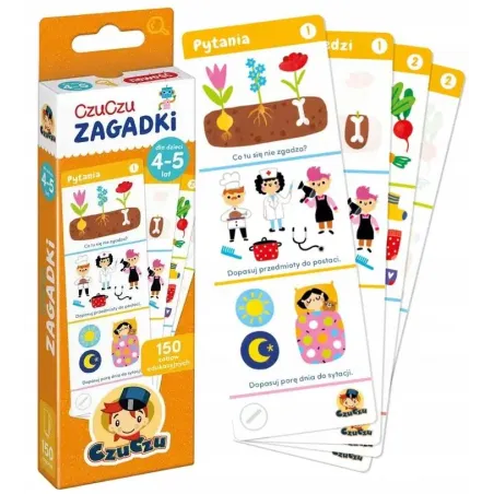 CZUCZU ZAGADKI DLA DZIECI W WIEKU 4-5 LAT