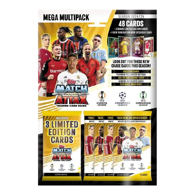 UEFA CHAMPIONS LEAGUE MATCH ATTAX 2024/2025 MULTIPACK