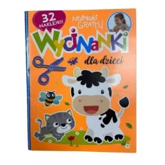 WYCINANKI DLA DZIECI 32 NAKLEJKI 3+ II GATUNEK