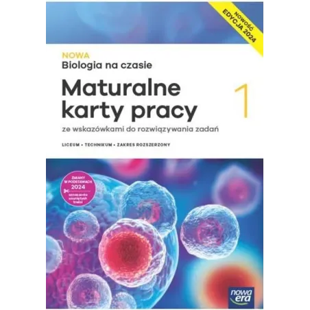 Biologia Na Czasie 1. Maturalne Karty Pracy Zakres Rozszerzony