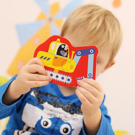 Pojazdy Puzzle Do Pary 12 Elementów Czuczu 18M+