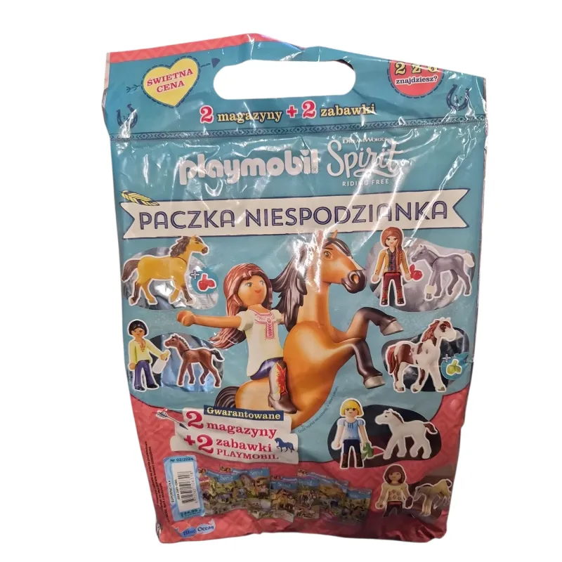 PLAYMOBIL PACZKA NIESPODZIANKA 2 MAGAZYNY + 2 ZABAWKI 2/2024