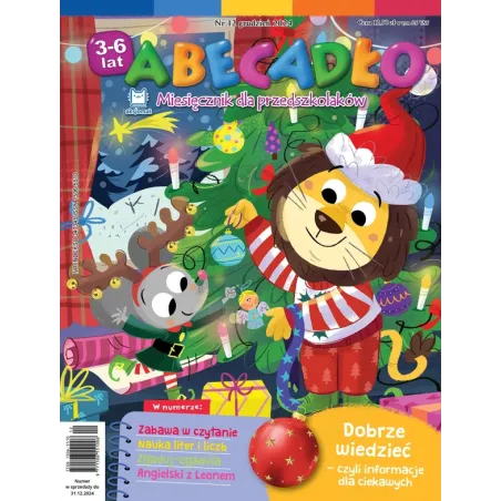 Abecadło Miesięcznik Dla Przedszkolaków 12/2024