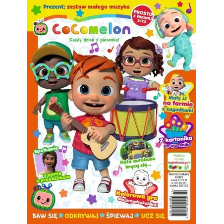 Cocomelon+ Prezent: Zestaw Małego Muzyka  Gazetka 2/2022