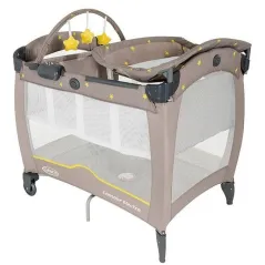 ŁÓŻECZKO TURYSTYCZNE KOJEC Z WIBRACJAMI GRACO CONTOUR ELECTRA  NEON SAND 0+