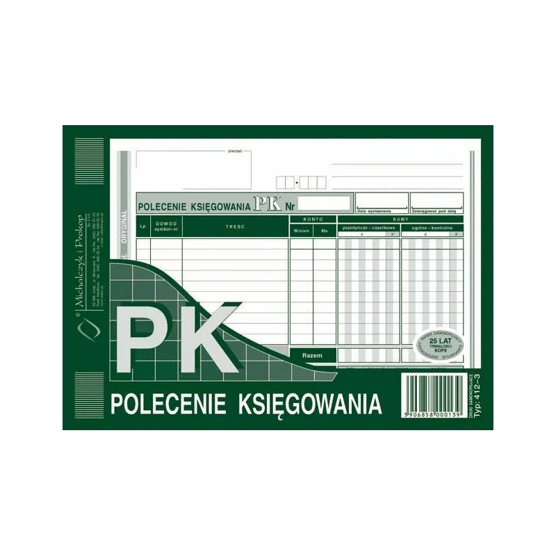 POLECENIE KSIĘGOWANIA A5