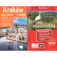 KRAKÓW PLAN MIASTA + POLSKA NIEZWYKŁA WEEKENDOWA PRZEWODNIK PAKIET