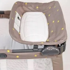 ŁÓŻECZKO TURYSTYCZNE KOJEC Z WIBRACJAMI GRACO CONTOUR ELECTRA  NEON SAND 0+