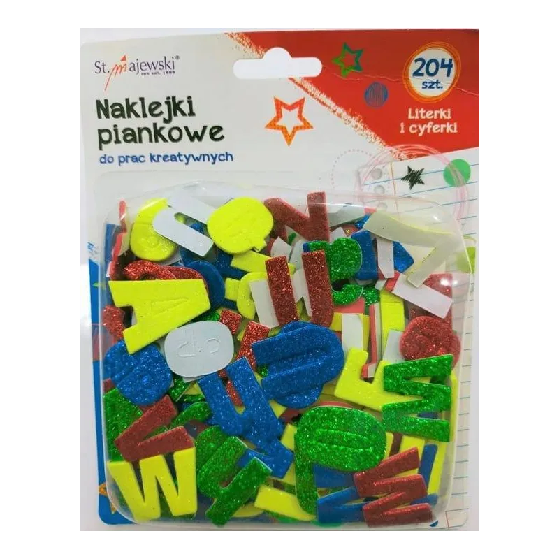 NAKLEJKI PIANKOWE DO PRAC KREATYWNYCH - St. Majewski