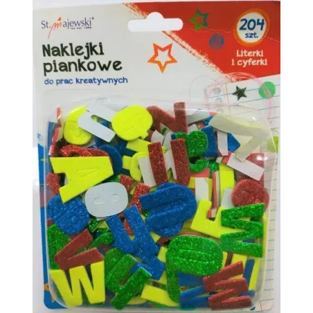 Naklejki Piankowe Do Prac Kreatywnych 204 Elementy 3+