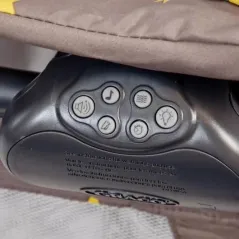 ŁÓŻECZKO TURYSTYCZNE KOJEC Z WIBRACJAMI GRACO CONTOUR ELECTRA NEON SAND 0+ - Graco