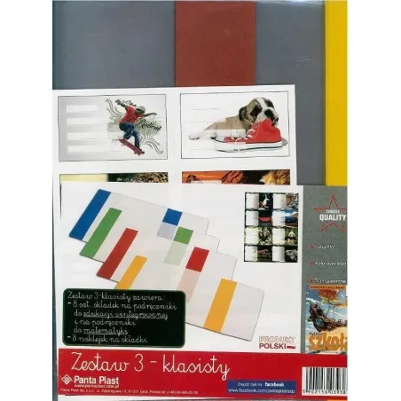 Okładki Na Książki Zestaw 3 Klasisty