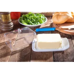 MASELNICZKA PLASTIKOWA POJEMNIK NA MASŁO DO KUCHNI
