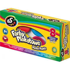 FARBY PLAKATOWE 8 KOLORÓW 20 ML ASTRA - Astra