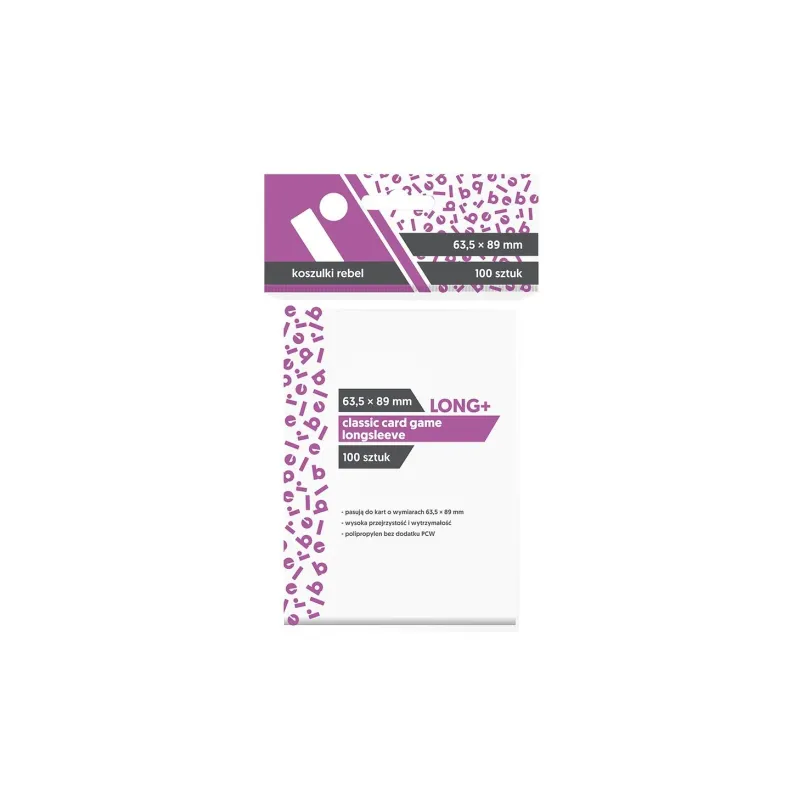 KOSZULKI NA KARTY 6.5X9 CM 100 SZT OCHRONA KART REBEL