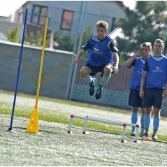 PROFESJONALNY PACHOŁEK TRENINGOWY 38 CM ŻÓŁTY Z OTWORAMI YAKIMA SPORT