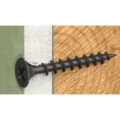 WKRĘTY DO GIPSOKARTONU DREWNO 3,5X55 MM FOSFATOWANE 5 KG KOELNER