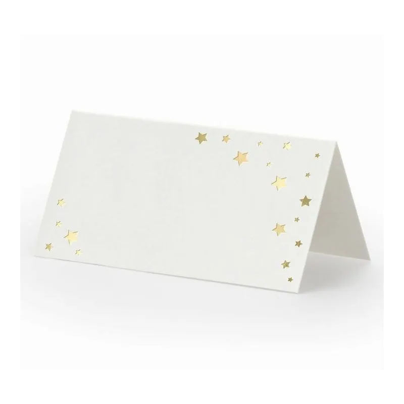 WINIETKI NA STÓŁ ZŁOTE WIZYTÓWKI NA WESELE I PRZYJĘCIE 10 SZTUK