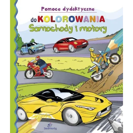 Samochody I Motory. Pomoce Dydaktyczne Do Kolorowania