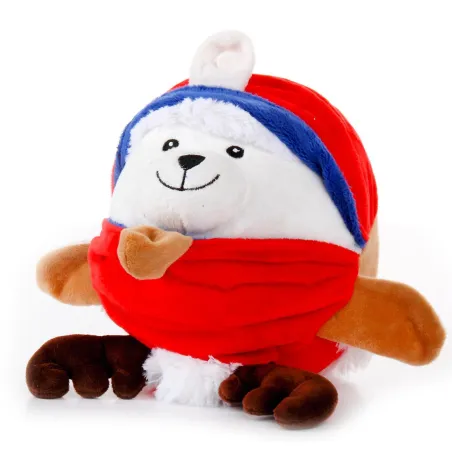 Świąteczny Pluszak W Czapce 20 Cm Świąteczny Pluszak W Czapce 20 Cm